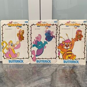 Vintage Butterick Muzzles Sewing Patterns Set
